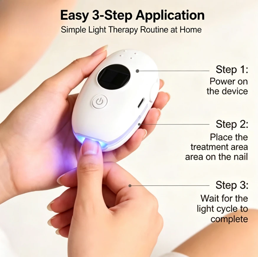 Toenail Fingernail Fungus Treat Onychomycosis Therapy Cure Machine – Nail Fungus Laser Treatment Device Effectively Remove
