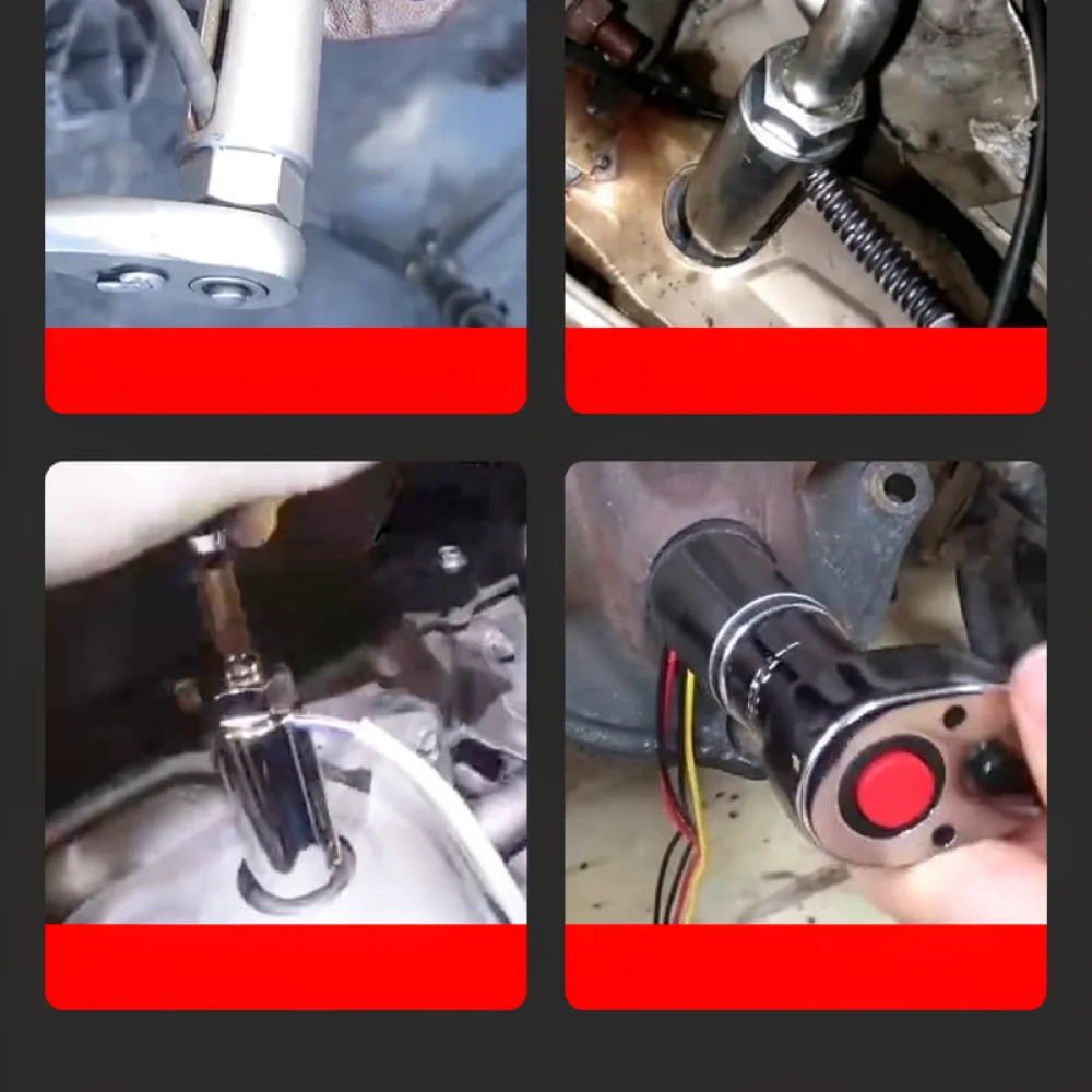 22mm Oxygen Sensor Socket Wrench 3/8 Drive Slotted Removal Tool For Zhongchelai Car Maintenance Auto Diagnostic Hardware