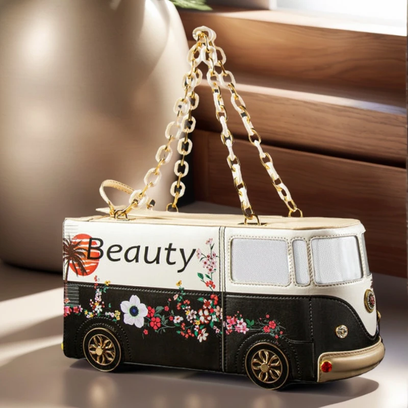

Cute Bus Crossbody Bags for Women Shoulder Bags Designer Bag Chain Purse and Handbags Female Bag Bolsos De Mujer Сумка Женская