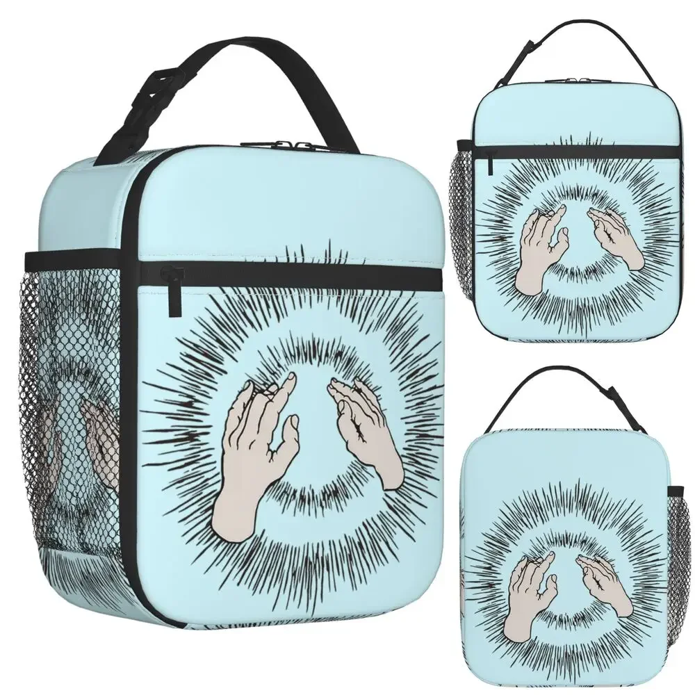 Godspeed You Black Emperor Lift Your Skinny Fists Insulated Lunch Bag Women Children Portable Food Boxes Thermal Lunch Box Tote
