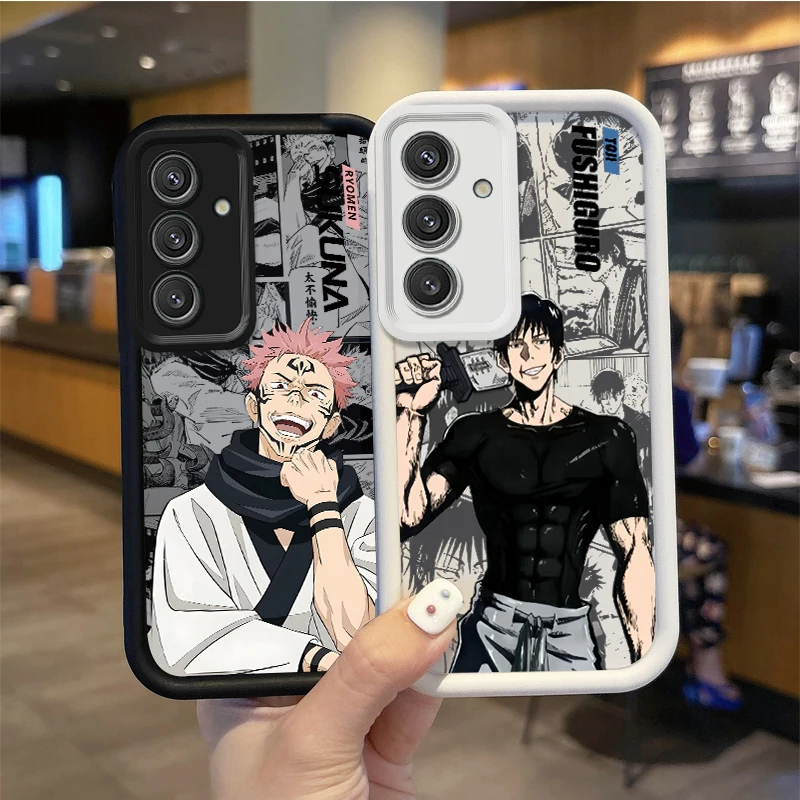 Hot Anime Jujutsu Kaisen Itadori Yuji TPU Phone Case for Samsung Galaxy S25 S24 S23 S21 Ultra Plus S25 S23 S20 FE Dustproof Case