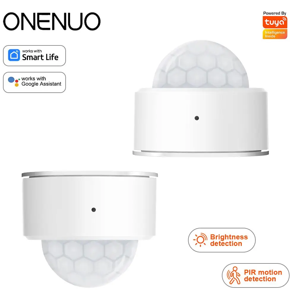 Tuya ZigBee Luminance Sensor Light Sensor Illumination Brightness Detector Home Automation with Smart Life App Device Linkage