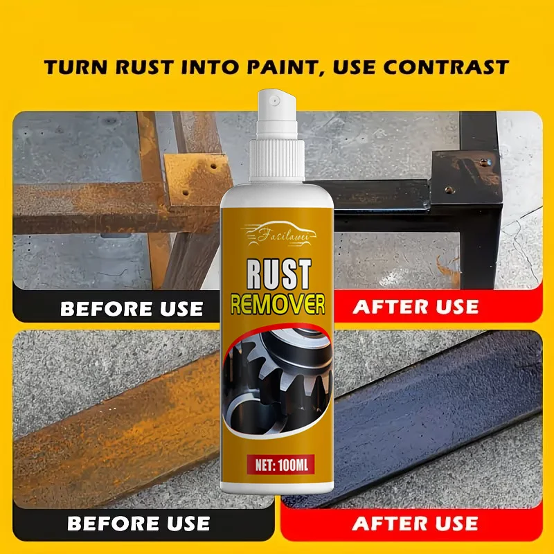 Versatile Rust Remover & Metal Shine – Eliminates rust and prevents corrosion for indoor and outdoor use, requires no power sour