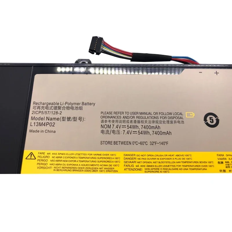 Imagem -05 - Lmdtk-bateria do Portátil para Lenovo 7400mah L13m4p02 Y5070 Y70-70 Y70 Y50p-70 121500250 Tablet pc Novo