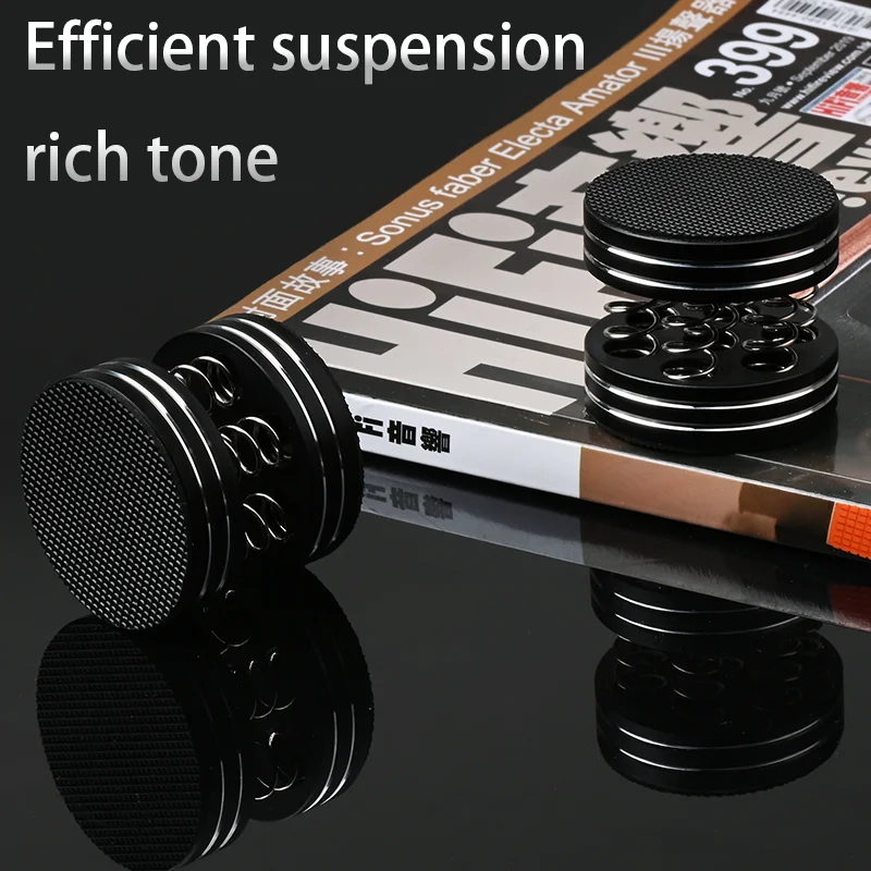 

4Pcs HiFi Audio Stand Feet Pad Speakers Amplifier Aluminium Alloy Anti-shock Ghost Foot Seven Vibration Absorption Stands