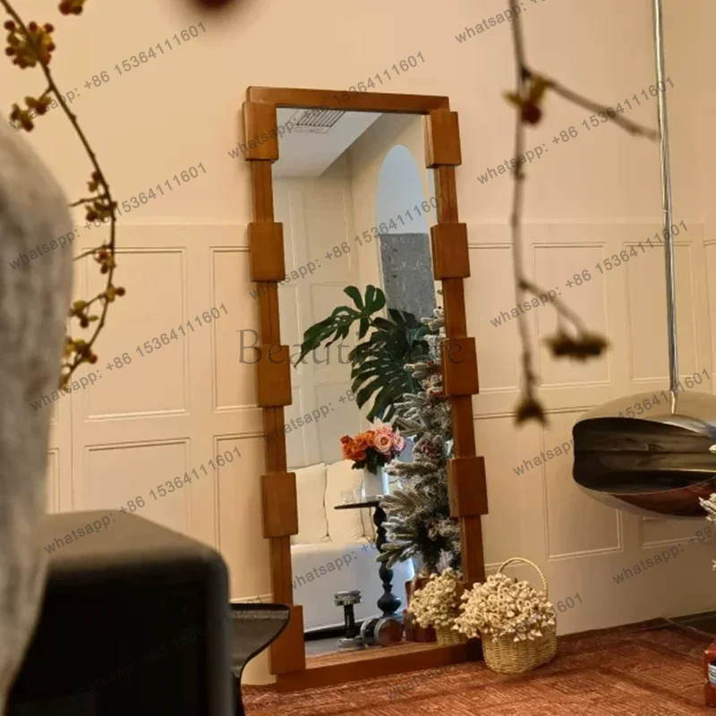 LD Floor Luxury Mirror Men Long Girls Bathroom Standing Bedroom Full Body Living Room Moving Mirror Modern   Home Products