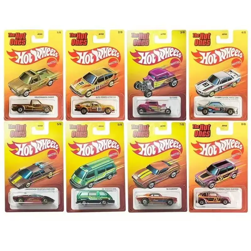 

2026 Mattel New Hot Wheels Ретро Супер Горячий Porsche 917 Volkswagen T1 Datsun Ford Gt Модель автомобиля из сплава Литой игрушечный автомобиль Подарок на день рождения и праздник Jby68