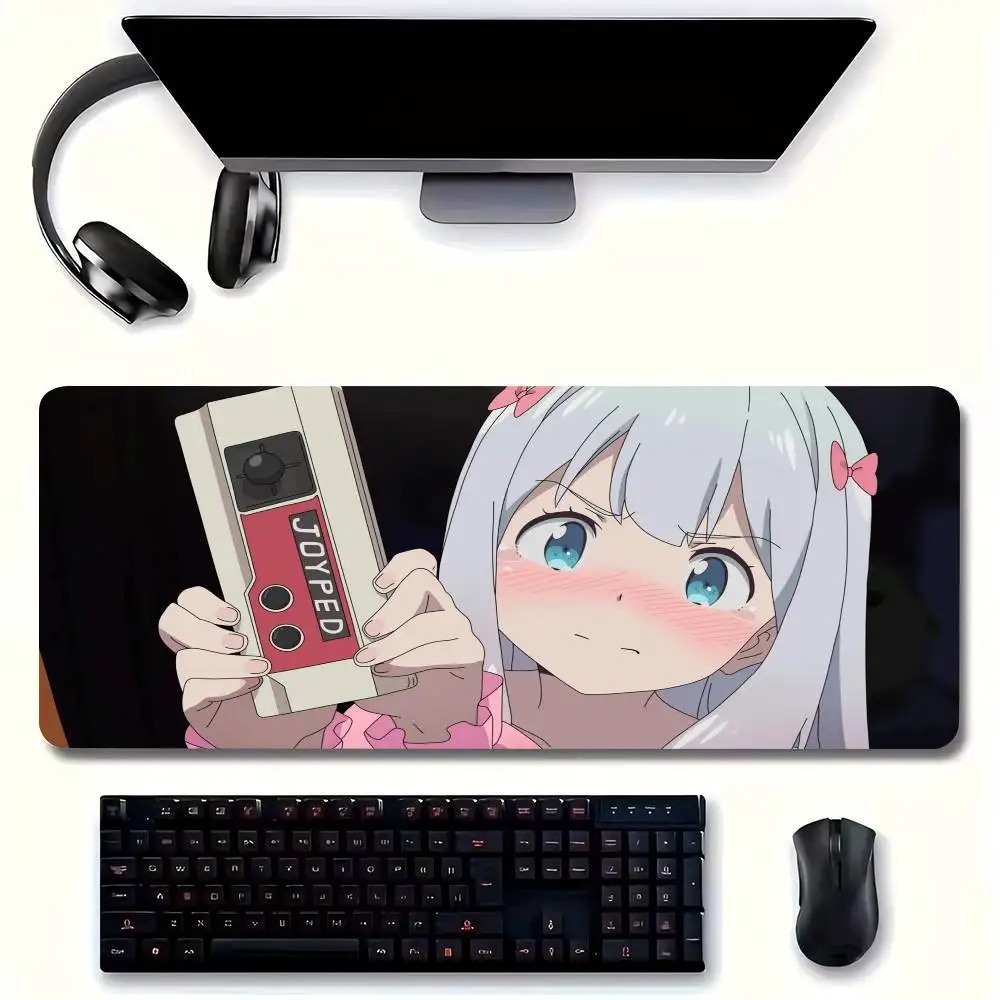 Izumi Sagiri Anime Eromanga Sensei Mousepad Non-slip Suitable For Office Computers Laptops E-sports Game Desk Mats XXL Keyboard