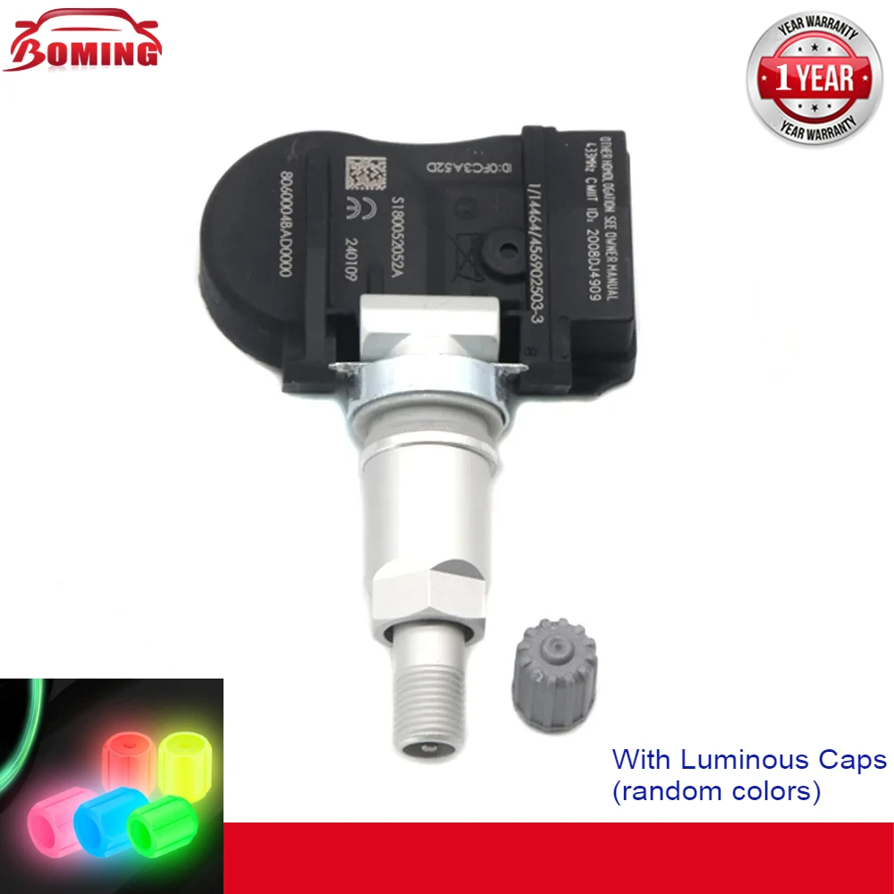 

1/4pcs TPMS 8060004BAD0000 Tire Pressure Sensor 433MHz For Trumpchi GA3 GA6 GS4 GS5 GS7 GS8 GM8/M8 2014-2023 806000-4BAD0000