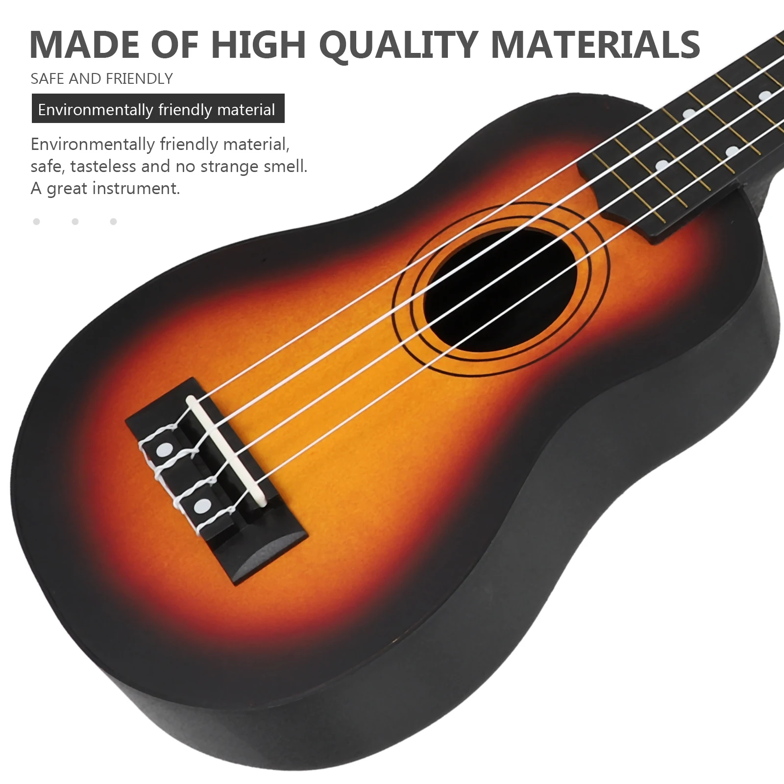 

Ukulele Musical Instrument for Children Beginners Basswood Plywood Kids Instruments