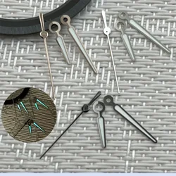 Blue Luminous Watch Hands Black/Rose/Silver Edge Second Hands Watch Accessories for PP Watch NH35/NH36/4R35/4R36 Movement