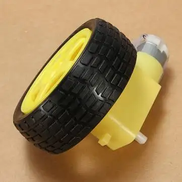 Motor de engranaje de Robot de coche inteligente para arduino, Kit de bricolaje, ruedas, Motor de chasis de coche inteligente, Control remoto de Robot