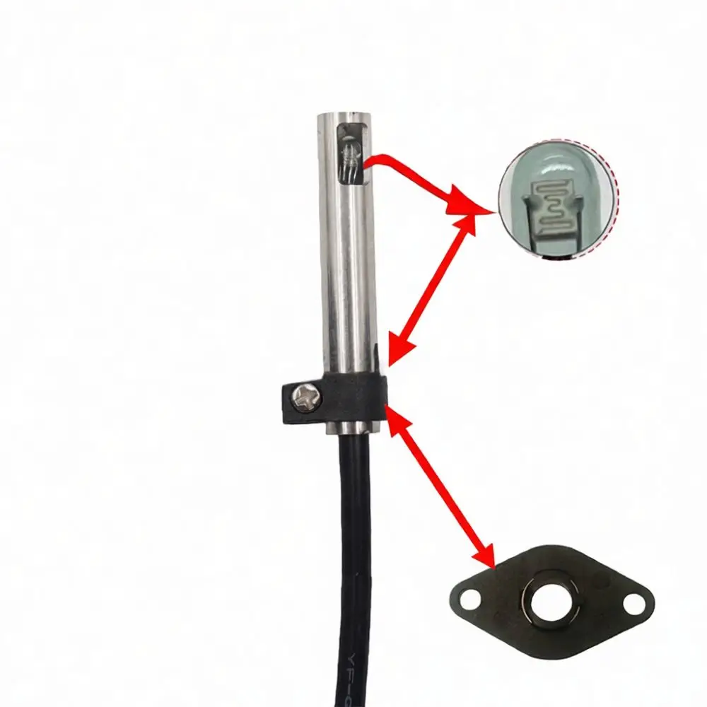 QRB1 Combustion Flame Sensor Photoelectric Probe For Diesel Oil Burner Industrial Electronic Monitoring Safety Equipment Unit