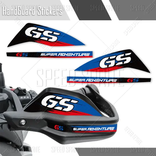 Pegatinas protectoras de manos para motocicleta, calcomanías para R1250GS ADV R 1200GS Adventure XR F850/750/650GS, 40 años, Triple negro, resistente al agua