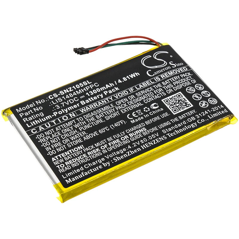 

CS Cameron Sino Kerui New 1300mAh Replacement Battery for NWZ-Z1050, NWZ-Z1050N, NWZ-Z1060, NWZ-Z1070