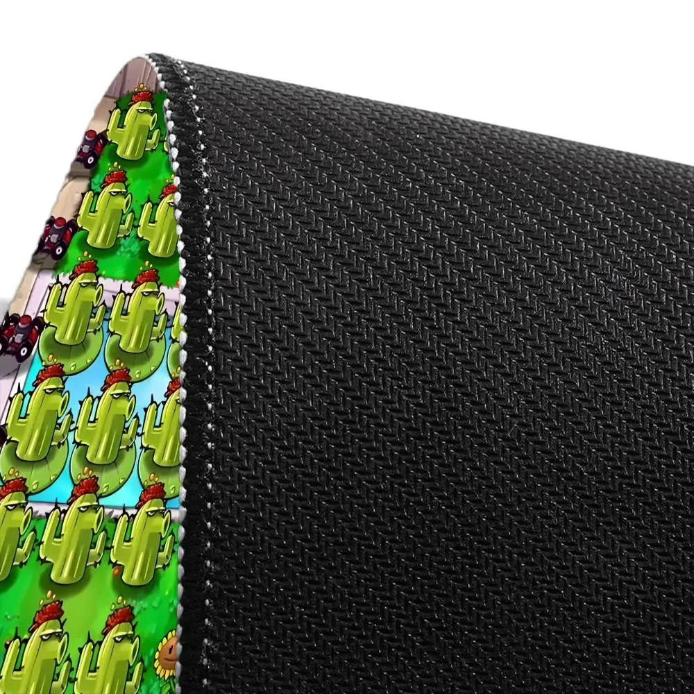 XXL لوحة المفاتيح حصيرة مكتبية النباتات مقابل زومبي PVZ خرائط ماوس الوسادة 90x40 سنتيمتر tapis دي souris الكمبيوتر teclado mecânico Deskpad ملحقات الكمبيوتر المحمول