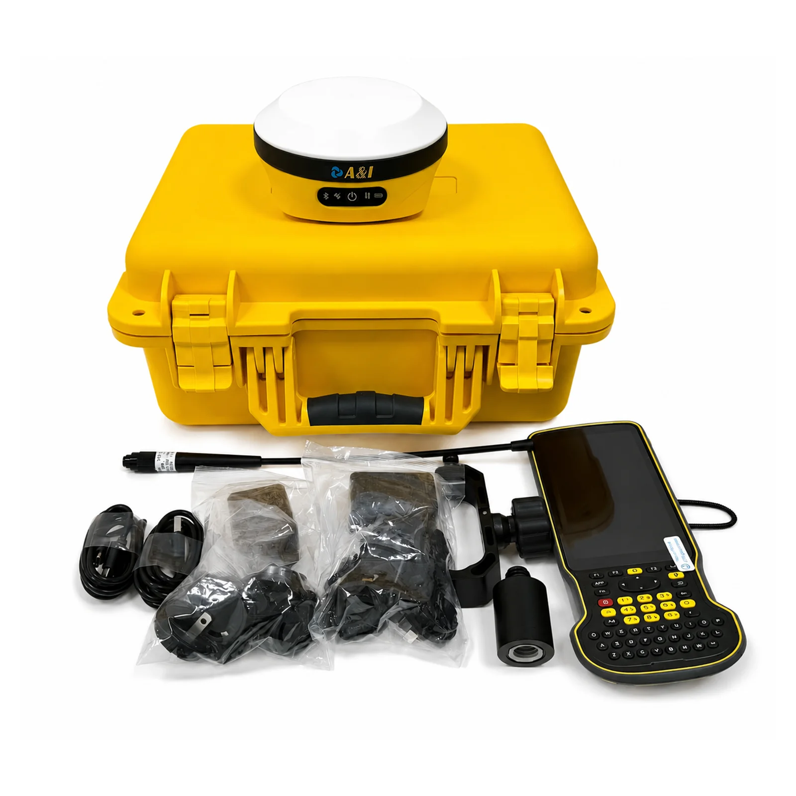 AR15 RTK Rover with AR Stakeout SIM Slot Big Battary High Accuracy Handheld Surveying Equipment for Construction