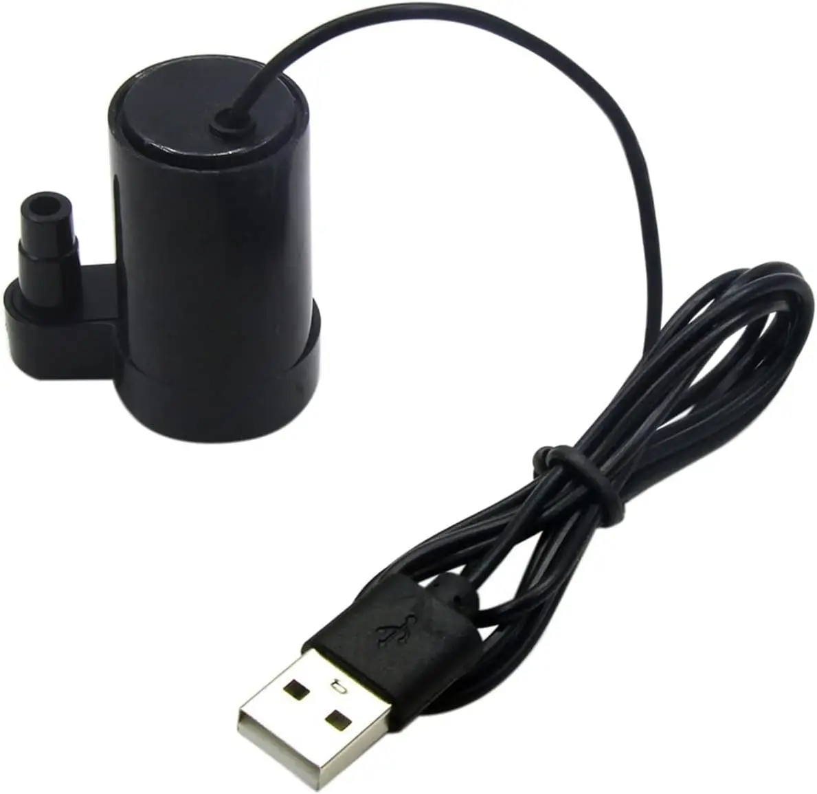 DC 3-5V USB Micro sumergible Mini bomba de agua sin escobillas de bajo ruido para acuarios pecera estanque fuente hidropónica jardín