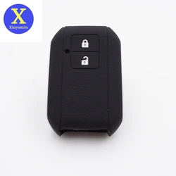 Xinyuexin Silicone Car Key Cover FOB Case for Suzuki Swift Wagon R Japan Monopoly 2 Button Remote Key Protection Car Accessories