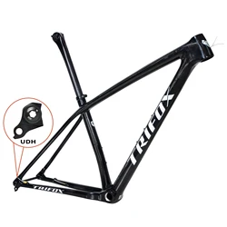 TRIFOX SDY20 Superlight Carbon MTB Frame 29er 148 Boost Alex Thru BB68 BSA Threaded Carbon Fiber Mountain Bicycle Frameset Parts