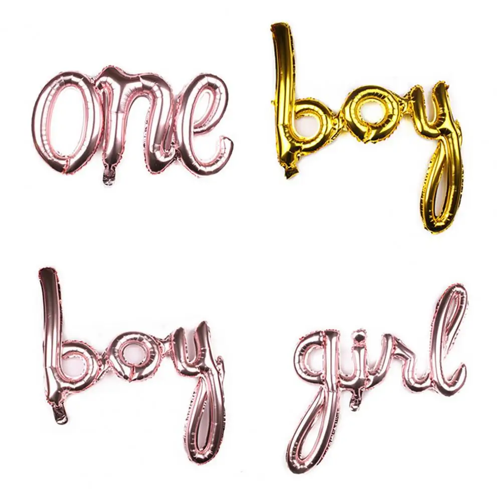 

Baby Girl Boy Letter Foil Balloon Baby Shower 1st Birthday Wedding Party Large Size Letters Balloon Decor Party Supplies