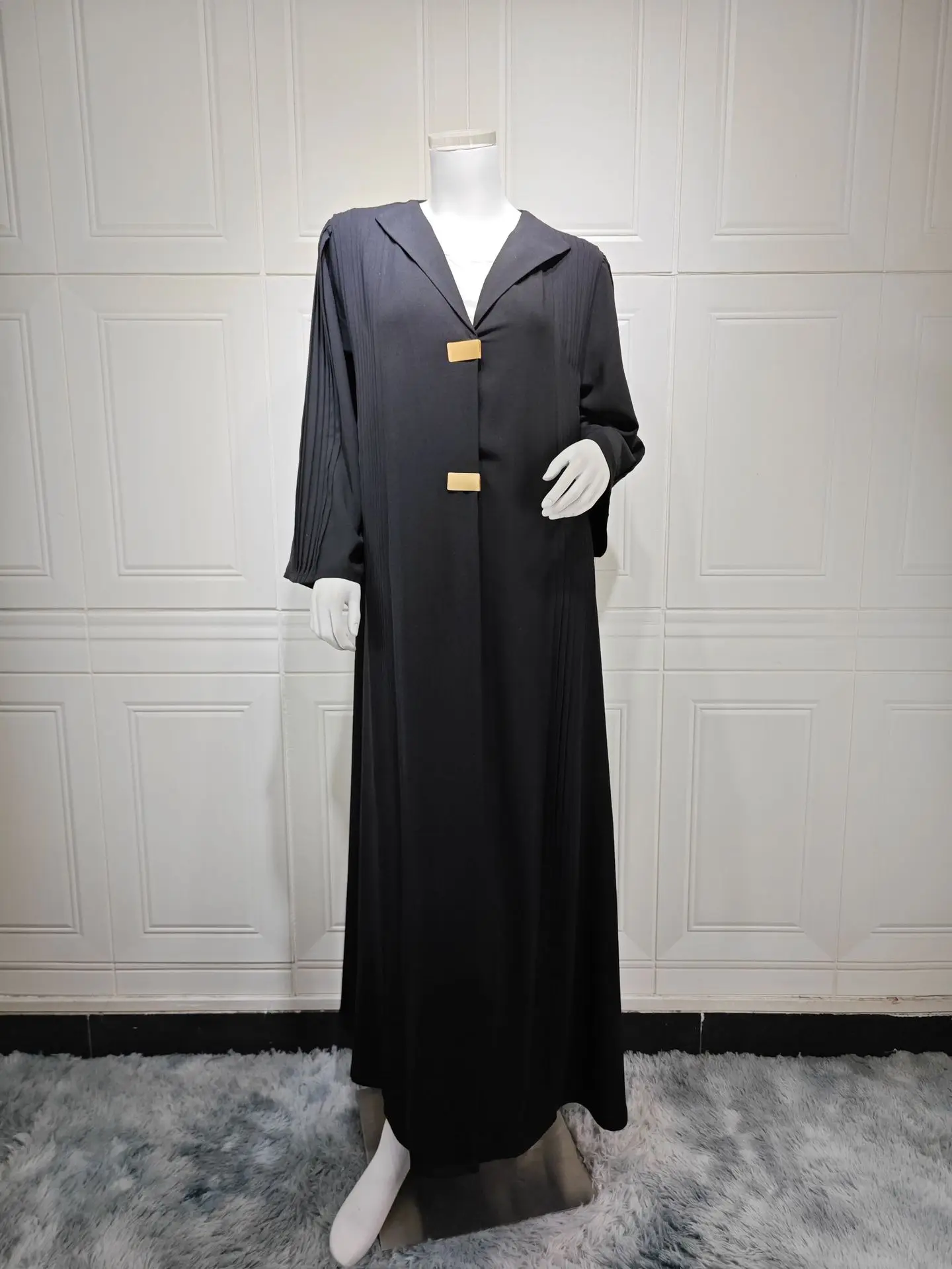 Muzułmańskie kobiety Abaya Sukienka Eid Ramadan Dubaj Kaftan Kebaya Kaftan Marocain Femme Robe Islam Odzież Kimono Jalabiya Vestidos Gown