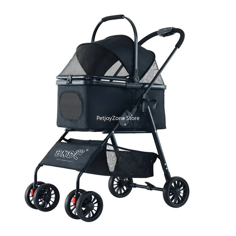 

2026 Popular Seller Customized Luxury Pet Stroller Lightweight Pet Dog Stroller