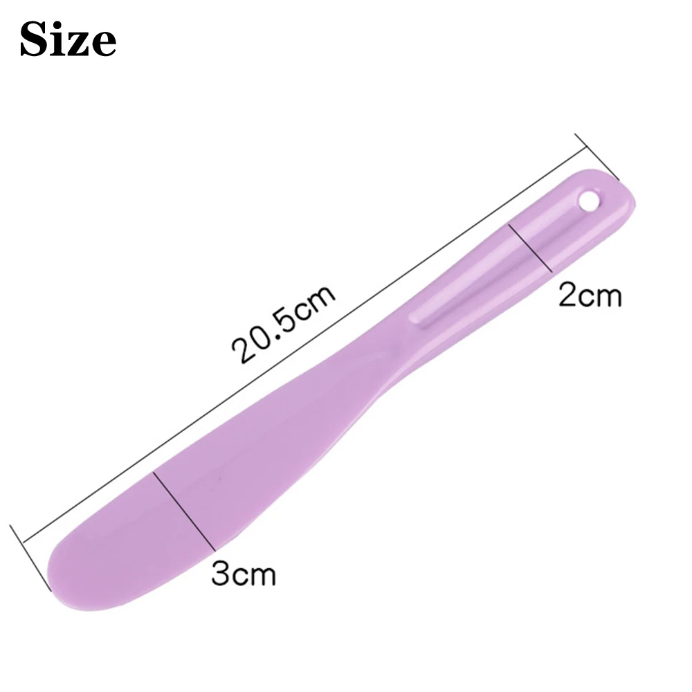 Herramienta grande para máscara DIY, espátulas para máscara de belleza facial, espátula para máscara de silicona, palo para crema de ojos, espátula cosmética, cuchara mezcladora para máscara