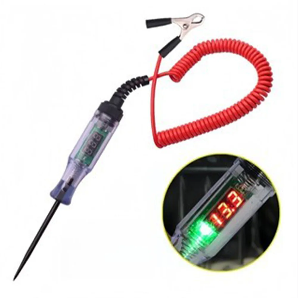 Caneta de Teste de Circuito Elétrico 3V-12V para Fusíveis e Fios, Ferramenta de Diagnóstico Universal