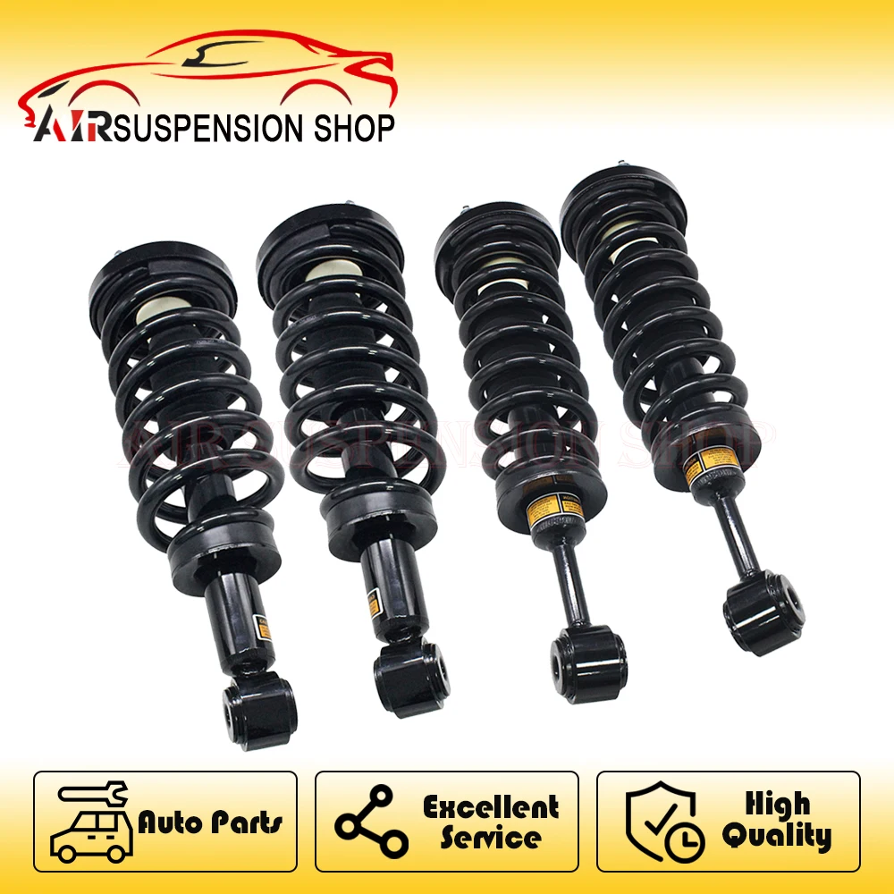 Front Rear Coil Spring Shock Absorber Assembly Uncharged For Lincoln Navigator 2003-2005 Ford Expedition 2003-2005 3L1Z18125AA