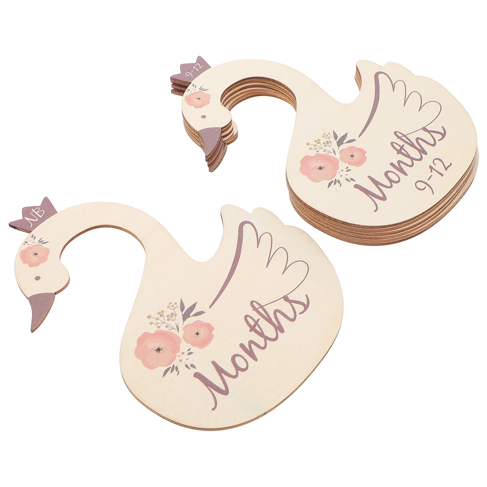 

7 Pcs Newborn Girl Clothes Children's Clothing Dividers Baby Closet Hanger for Partition Khaki