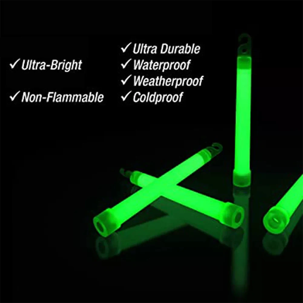 A69P-10Pcs Survival Kit Emergency Light Sticks Bulk Glow Sticks For Camping And Emergency Survival Earthquake