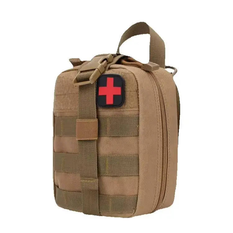 Bolsa Médica EDC MOLLE IFAK, Kit de Primeros Auxilios de Emergencia para Supervivencia al Aire Libre, para Camping, Senderismo, Pesca, Caza, Viajes