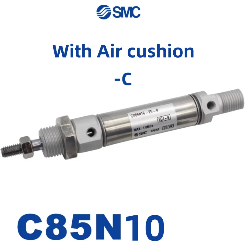 

CD85N10 C85N10 SMC Air Cushion 10-200 mm C85N CD85N Series Air Cylinder standard double/single acting 25 40 50 80 100 125 160