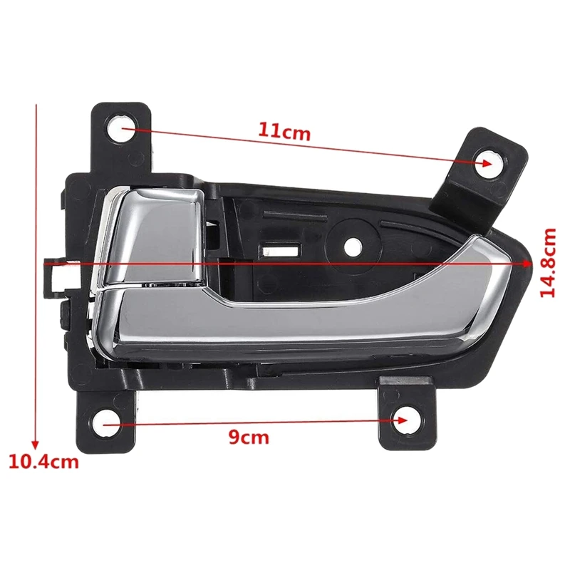 2Pcs Car Left/Right Inside Door Handle For KIA Sportage 2010 2011 2012 2013 2014 82610-3W000 82620-3W000