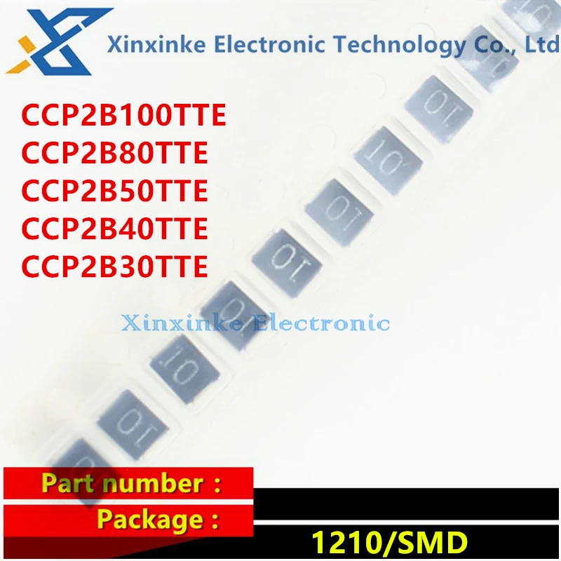 20PCS SMD Fuse CCP2B100TTE CCP2B80TTE CCP2B50TTE CCP2B40TTE CCP2B30TTE Marking:100 80 50 40 30 One-time Quick Break Fusible Type