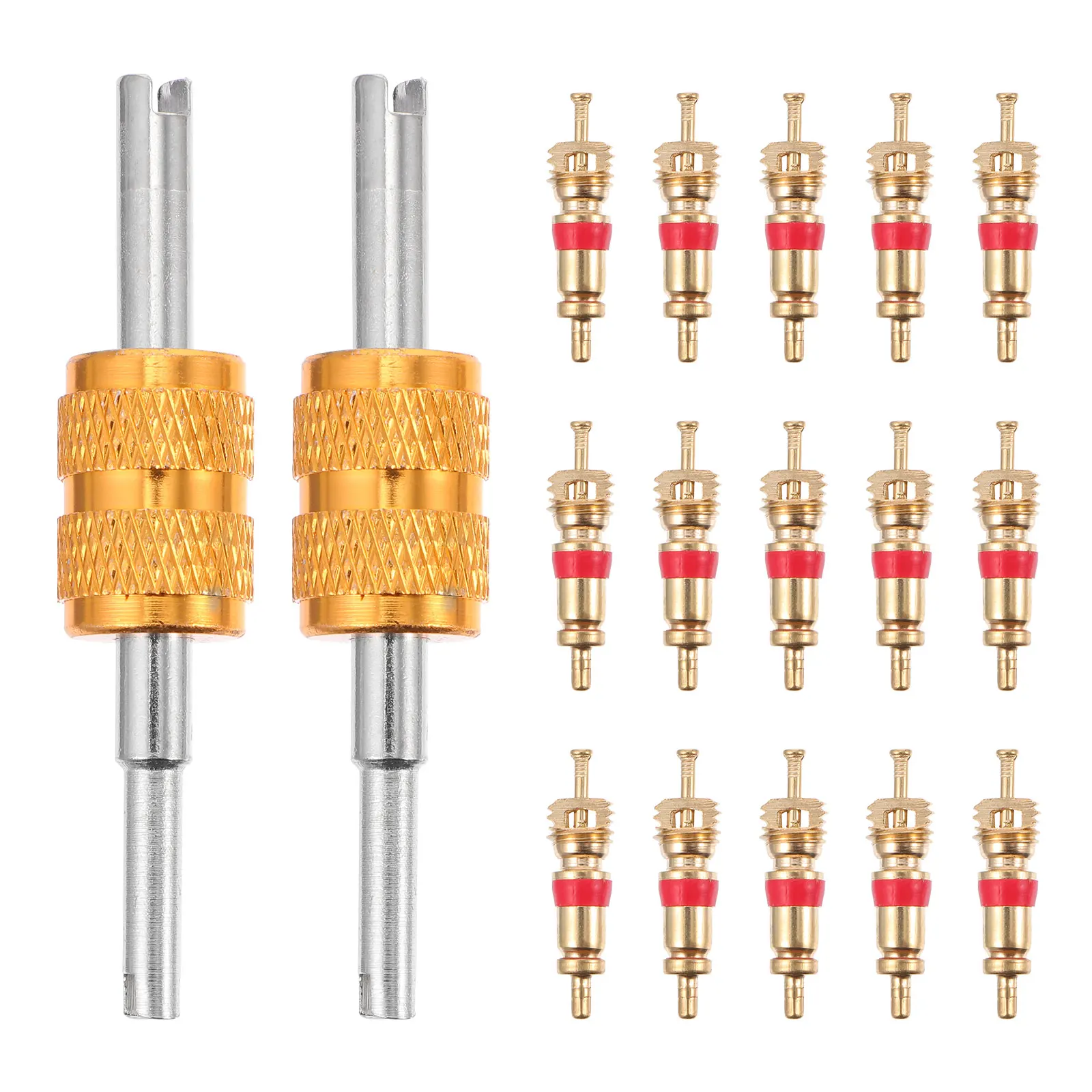 

1 set Tire Valve Core Removal Wrench Stainless Steel Tool for Car Truck Motorcycle Bicycle ATV Repair Core Tire Maintenance