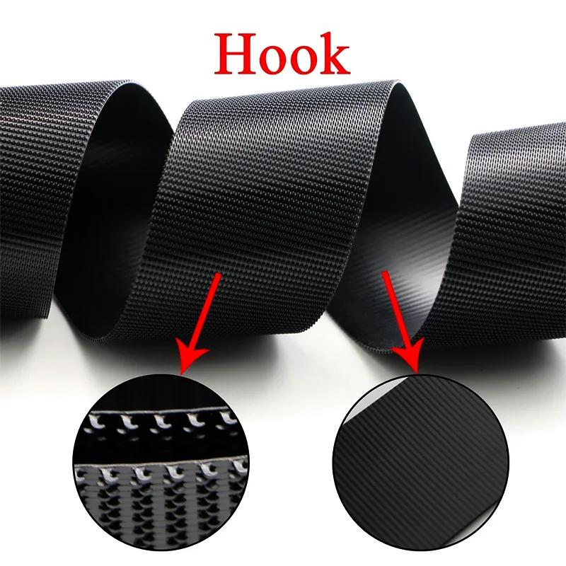 High Quality Strong Non-Adhesive Hook Loop Fastener Tape Strip 20/25/30/50/100MM Nylon Sticker Adhesive for Sewing DIY No Glue