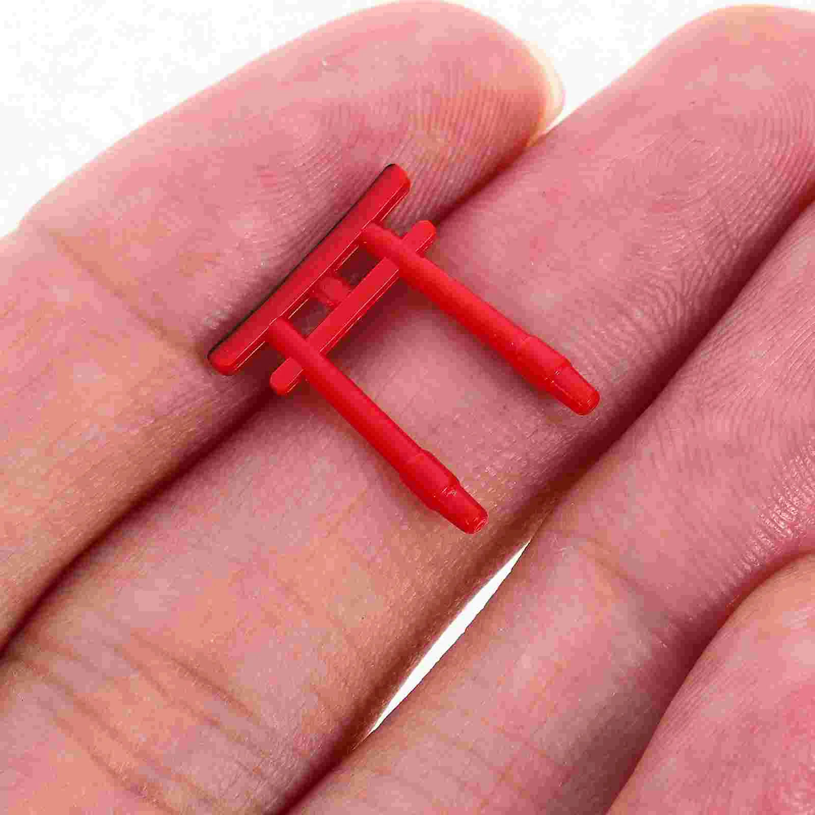 5 Pcs Mini Torii House Decors Gate Toy Decorative Miniature Door Crafts Decorations Gates Tiny Ornaments