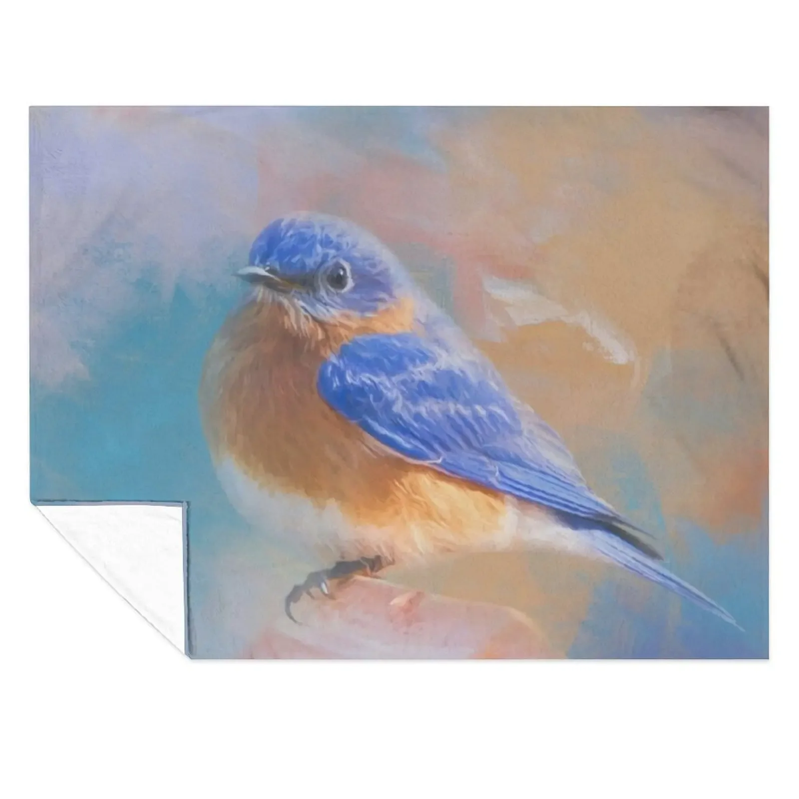 

Eastern Bluebird Throw Blanket Bed Fashionable Sofa Throw Bed Large Blankets