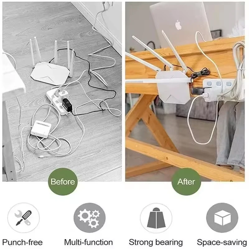 Multi-purpose Transparent Hooks Double-sided Adhesive Wall Hooks Waterproof Clothes Hats Towel Hooks Kitchen Bath Door Hooks image 2