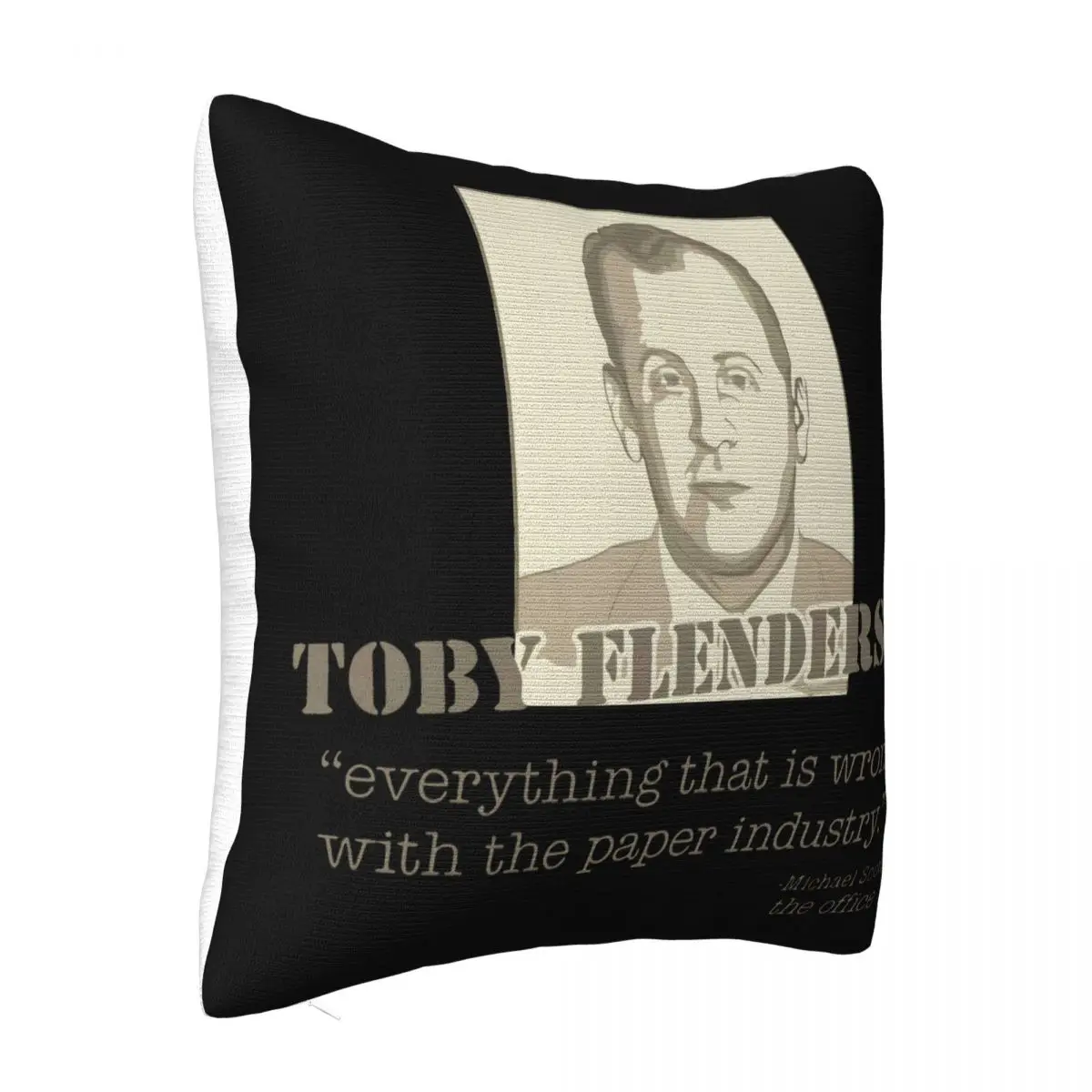 The Office Toby Flenderson Natural Adult Printing Great Quality Vintage Slogan Cotton Print Splicing Pillow Case