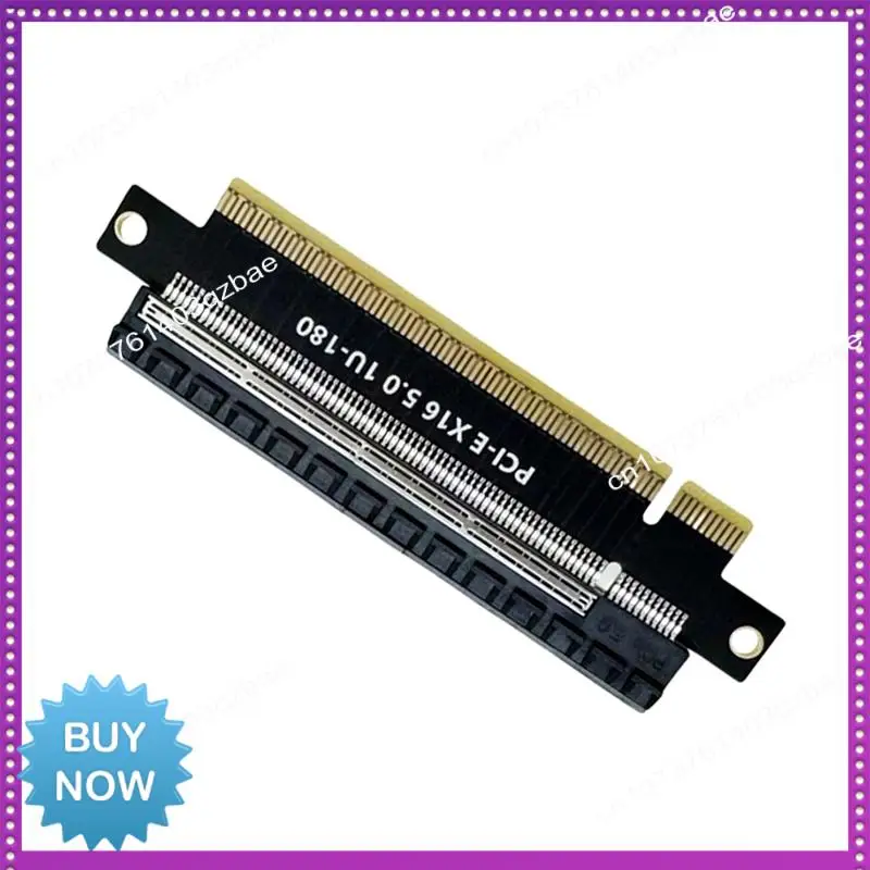 

Горячий Ltem PCIE5.0 серверный адаптер для видеокарты PCI-E16X 90 180 270 градусов конвертерная карта 1U электронный аксессуар для мотоцикла B