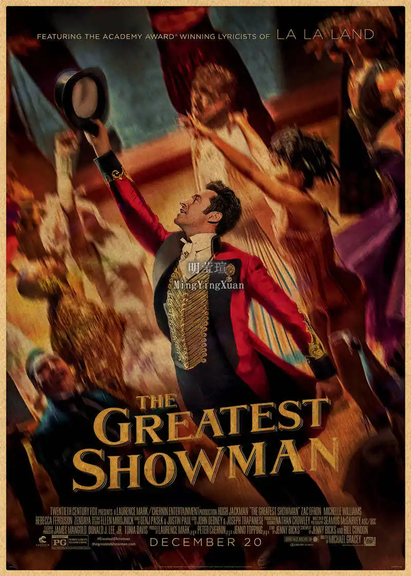 The Greatest Showman Movie kraft paper Posters And Prints Wall Pictures For Living Room Abstract Decorative Home Decor