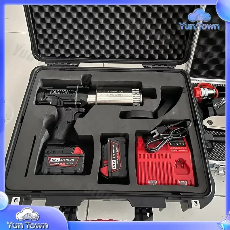 for Railway Maintenance Tools 2000Nm Digital Display Rechargeable Torque Wrench for Train Track Bolt Tightening and Fastening