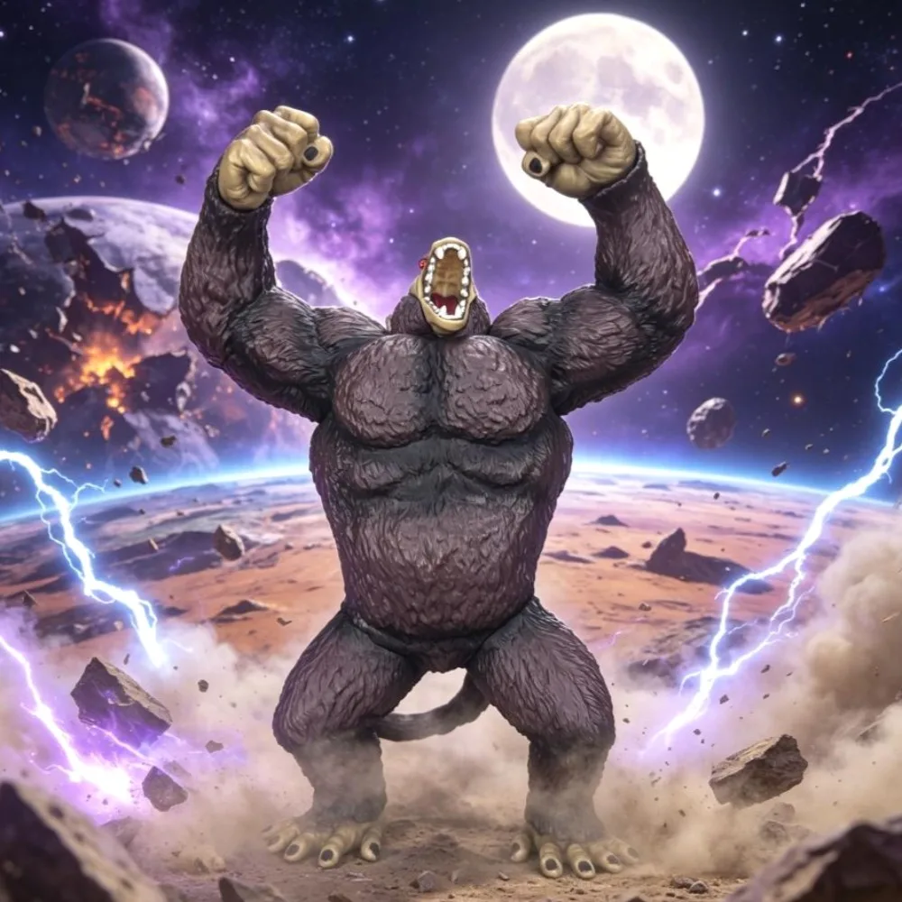 Anime Figure Giant Ape Form Dragon Ball Z Action Figures Pvc Statue Desktop Ornamen Collection Model Toys Gifts 34cm/13.39in