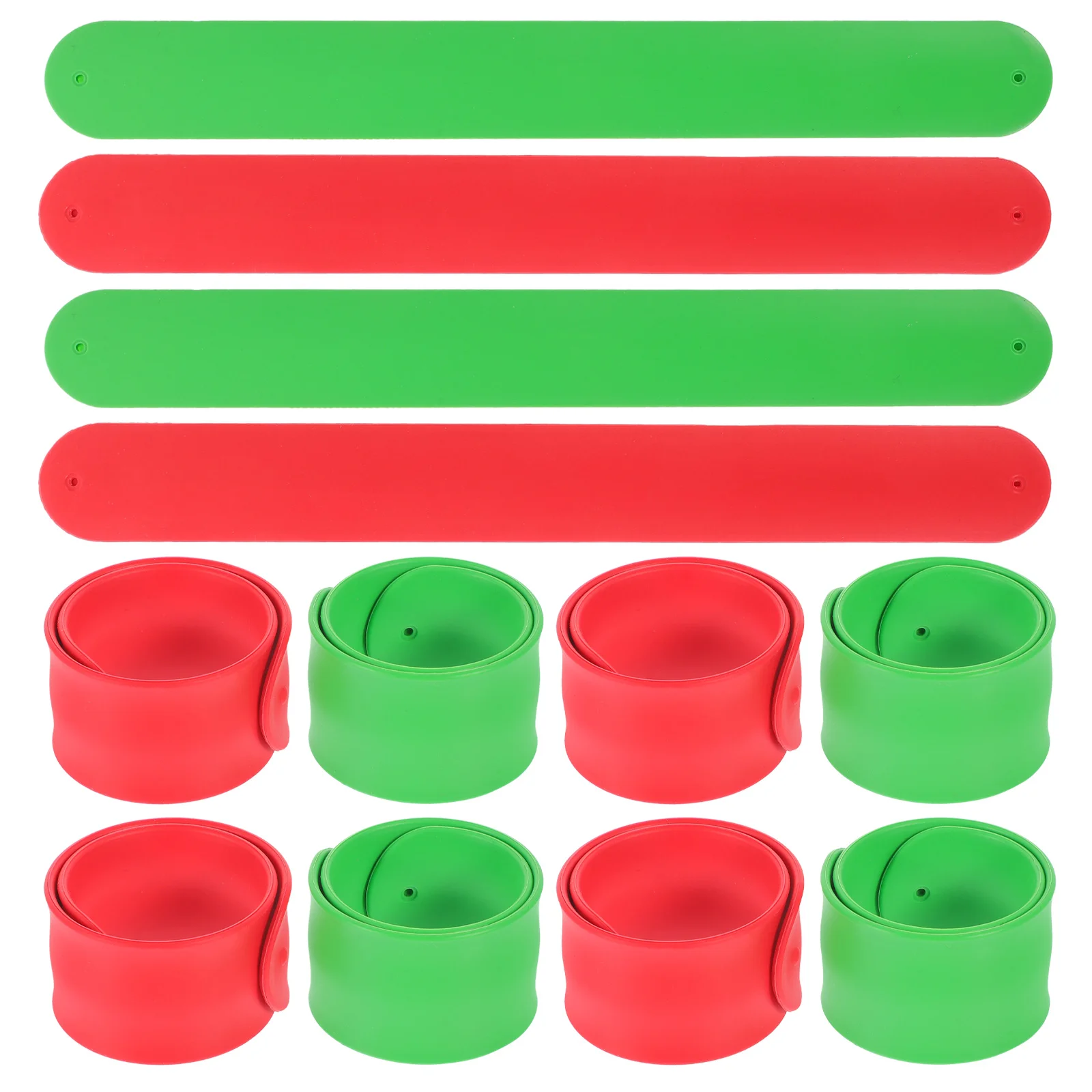 

12pcs Wrapping Paper Storage Silicone Slap Bands Gift Holder Clamps Clips Tools ganizer Holiday Christmas Gifts