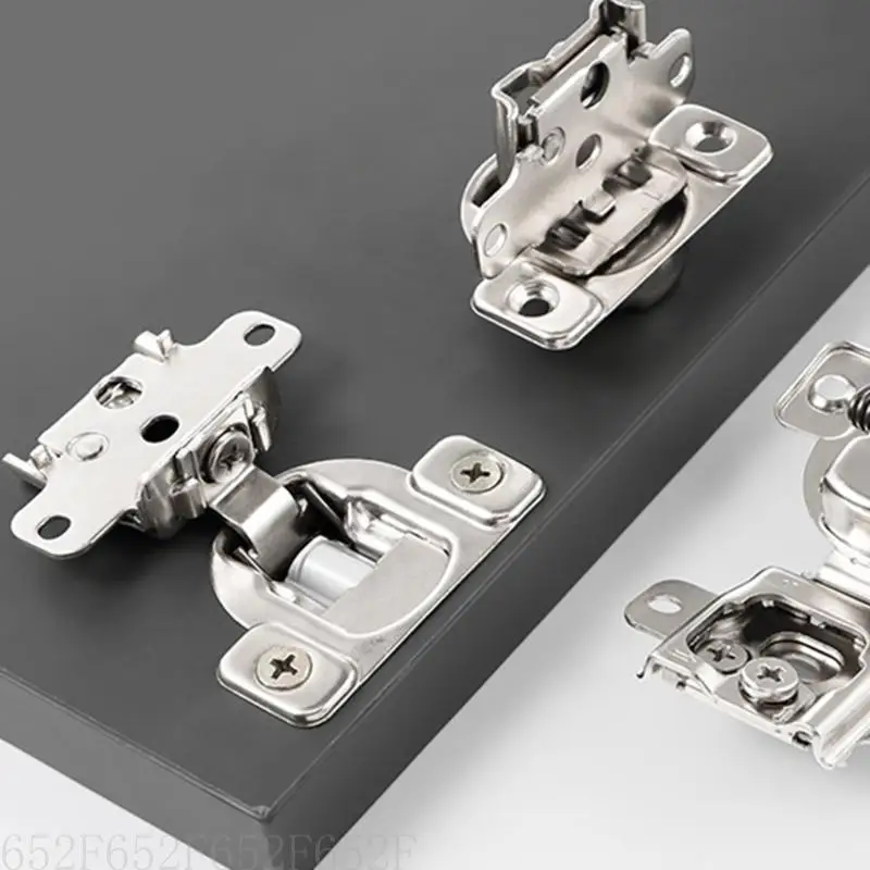 

652F Cabinet Hinge Smooth Soft Close Functionality Iron Hinges Metal Cabinet Door Hinges US Type for Bedroom & Kitchen door