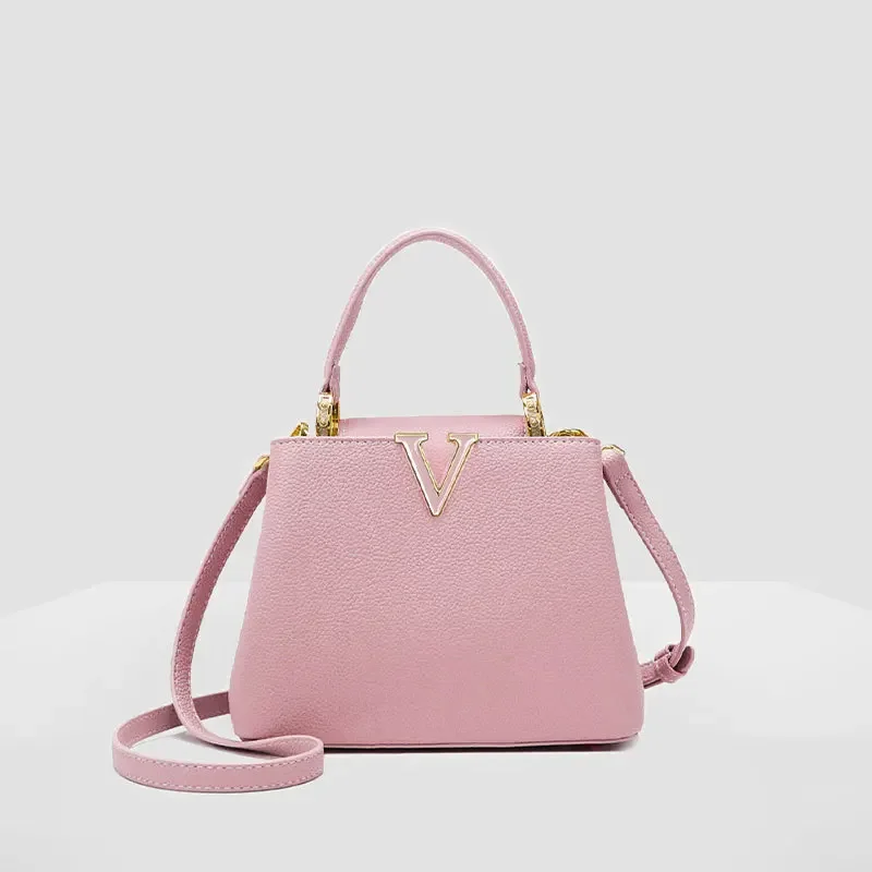 

2025Elegant Designer Shoulder Bag For Women Leather Crossbody Handbag Ladies Tote Purse Luxury Brand Versatile Style