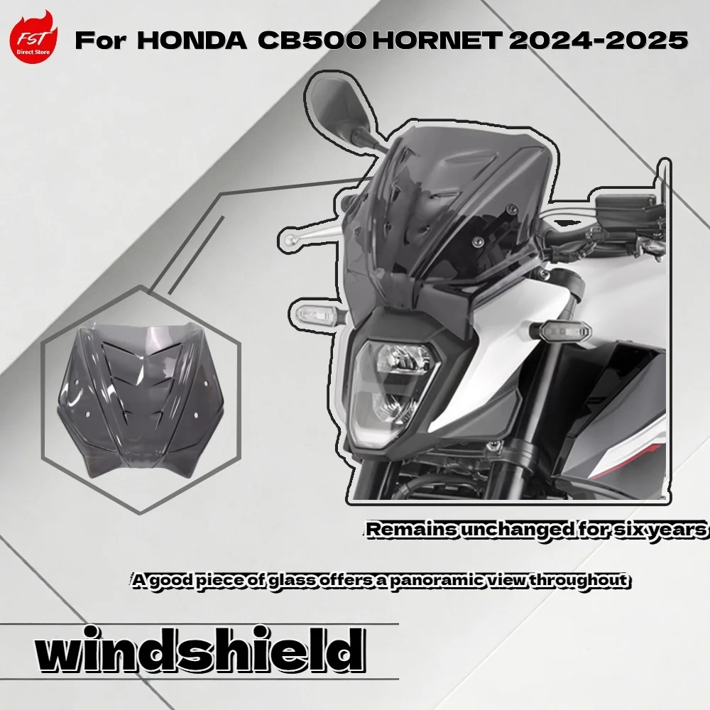 For Honda CB500 HORNET 2024-2025 Tall Front Wind Deflector Protective Fairing Gauge Cover Motorcycle Parts